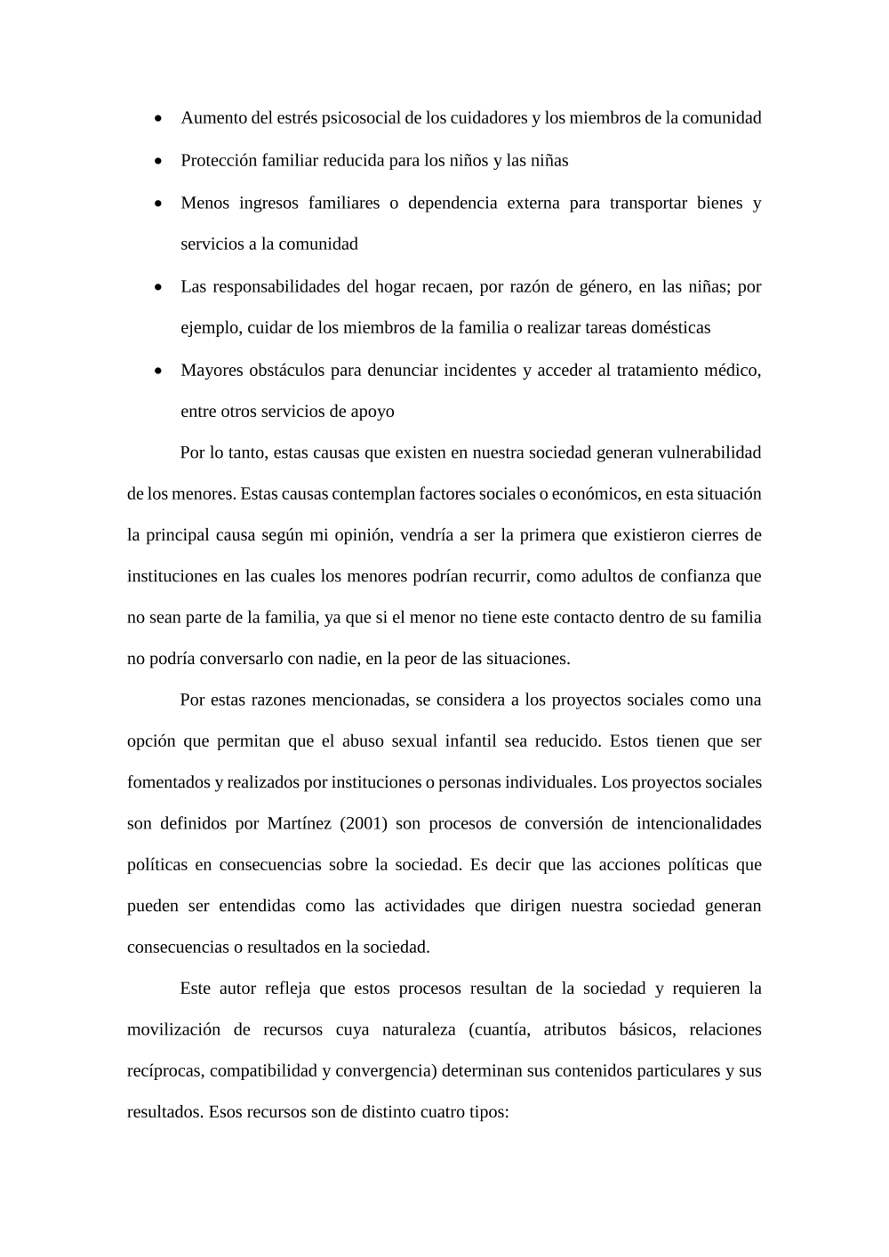 Ensayo 8 Los Proyectos Sociales Como Una Estrategia De Reduccion De La Violencia Sexual Infantil Univ Claudia Zabala Pdf Iiipp Universidad Mayor De San Andres