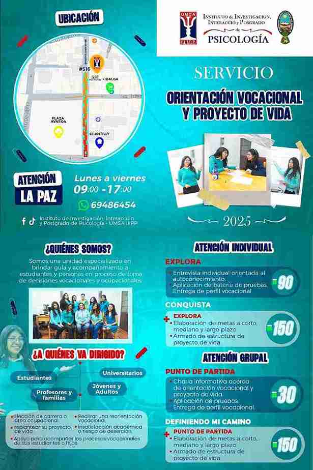 Orientación Vocacional y Proyecto de Vida