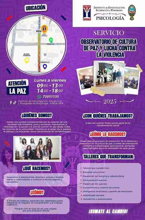 Observatorio de Cultura de Paz y Lucha Contra la Violencia