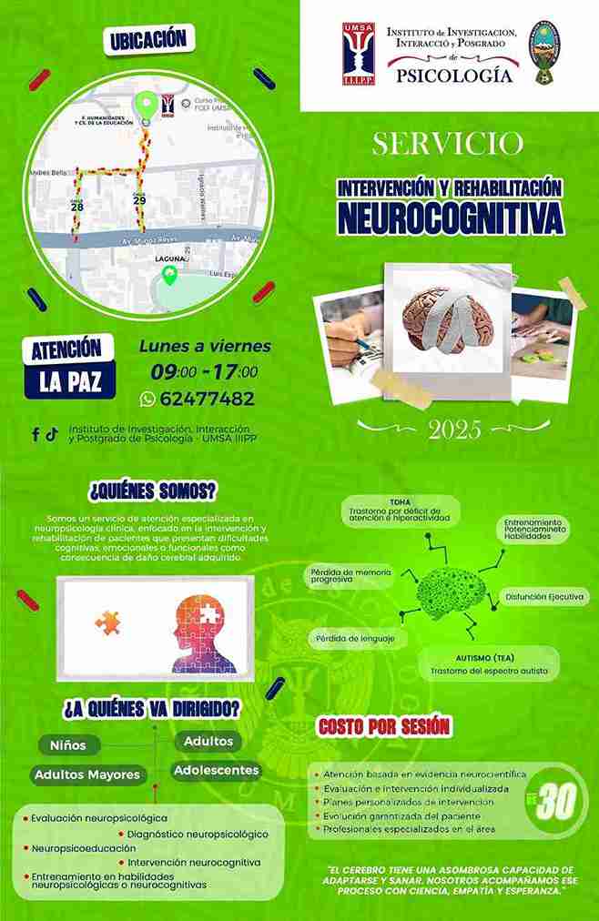 Servicio de Intervención y Rehabilitación Neurocognitiva
